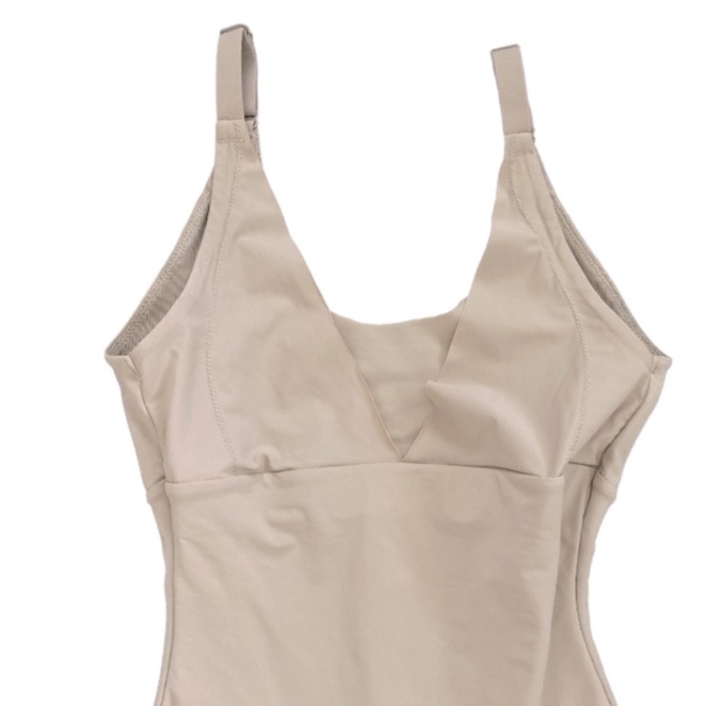 Maidenform Shapewear Bodysuit Adjustable V-Neck Firm Control Nude Size Small - Picture 6 of 14